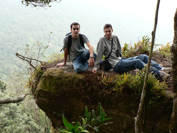sitting on the edge